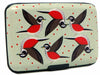 I Like Birds Red Wing Sand RFID Wallet