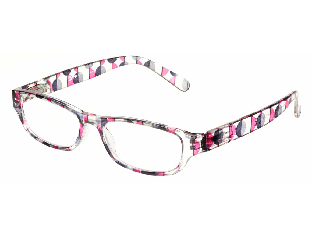 Bruge Pink Spot Women's Reading Glasses