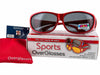 Sports Red Overglasses
