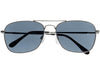 Callum Silver Unisex Sunglasses